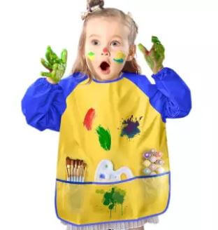 waterproof play apron art smock with 3 roomy pockets for kids aprons blessedfriday