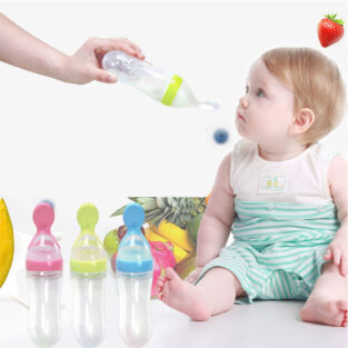 Silicone Bottle Squeeze Spoon BlessedFriday.pk