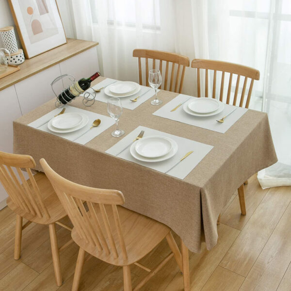 Silicone Placemats White Dining Table, Dining Table Mats