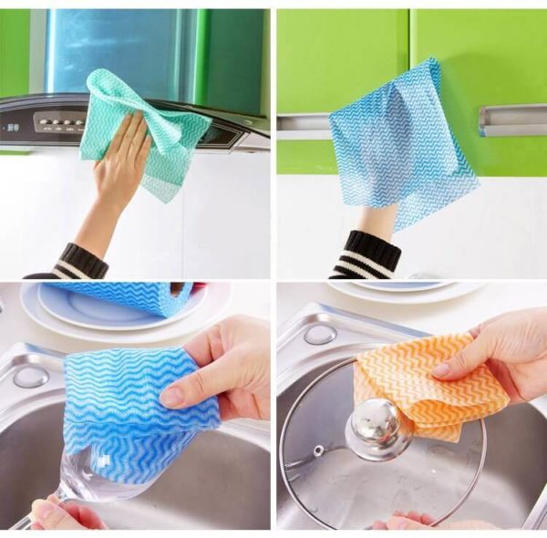 disposable kitchen cleaning cloths