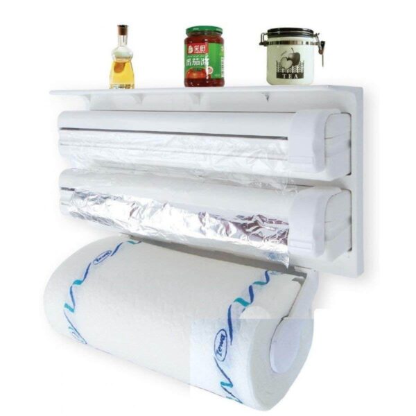 `aluminum foil paper towel dispenser