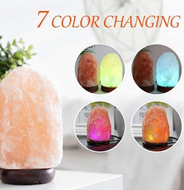 7 Color Changing USB Himalayan Salt Lamp BlessedFriday.pk
