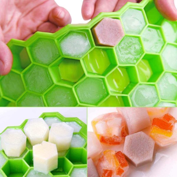 large ice traice cube tray with lid for baby food