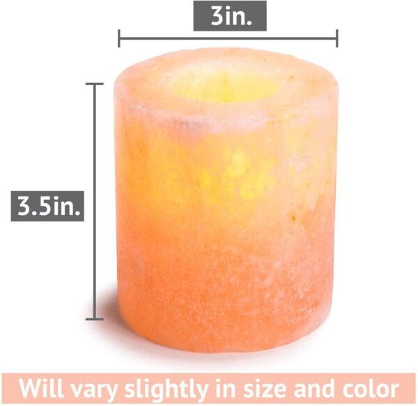 Size of Salt Lamp Candle Holder