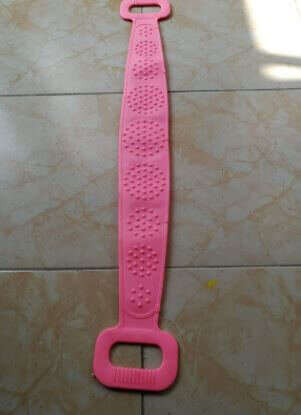 Silicone body scrubber Belt in pink color reviews