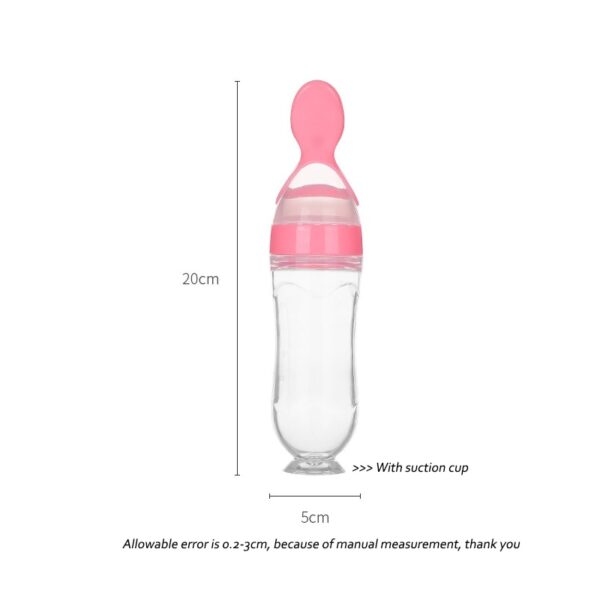 Size of Squeezing Feeding Spoon Bottle