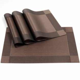 polyester and pvc placemats