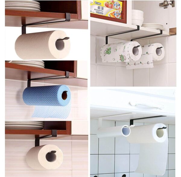 hanging paper towel holder