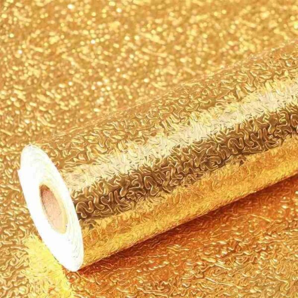 golden color foil roll for Kitchen
