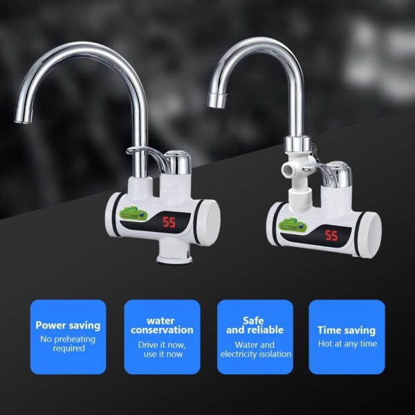 Water Faucet with LED Digital Display