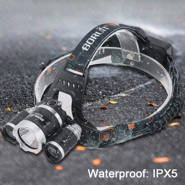 Waterproof LED Headlamp Hands-Free Light