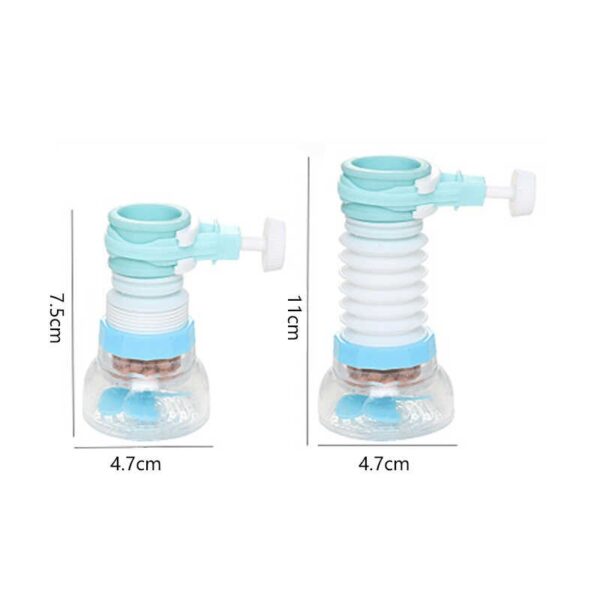 Size of 360 Degree Rotating Tap Bubbler Filter Net Faucet