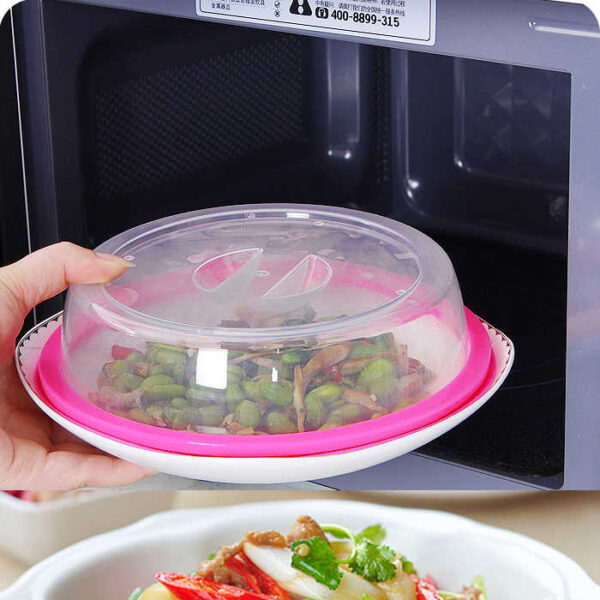 Universal Leftover Lid Microwave Cover