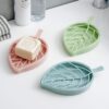 Double Layer Leaf Shape Soap Holder BlessedFriday.pk