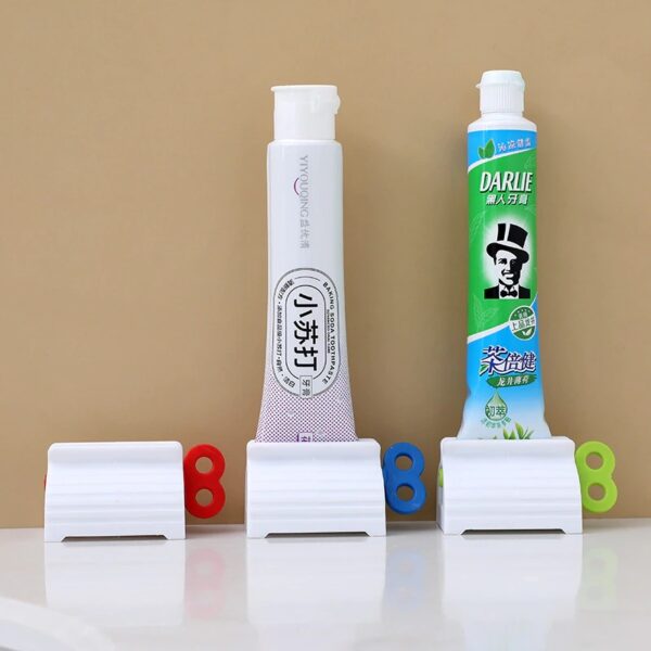 Stand Rotate Toothpaste Dispenser for Bathroom