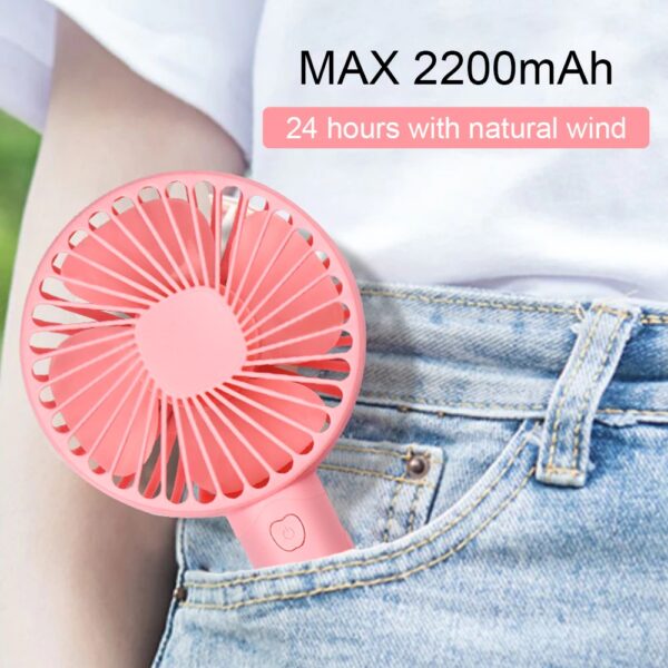 Handheld Fan - 3 Speed Personal Cooling Device