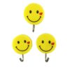 Three Pack Creative Home Smiling Face Hook BlessedFriday