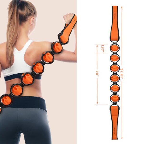 Size of Muscle Roller Massage Flexible Strap For Muscle Recovery