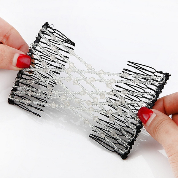 Bead Stretchy Hair Combs in Pakistan