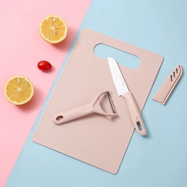 multipurpose cutting board set knife