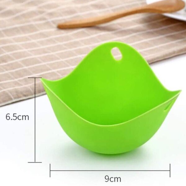 size of silicone egg poacher cups