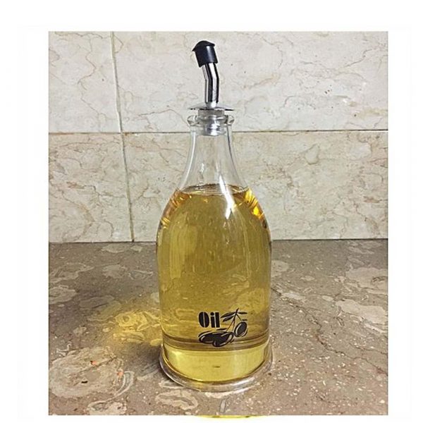 small oil and vinegar bottles