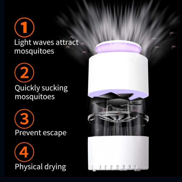 electronic usb led mosquito killer lamp mosquito trap machine for home