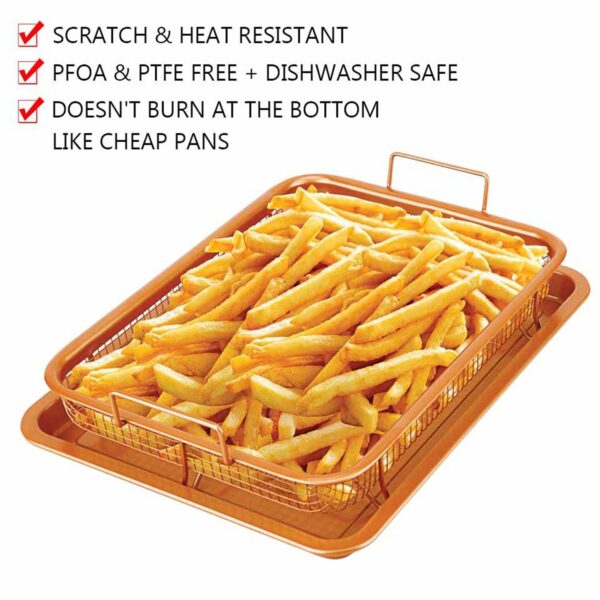 copper oven air fryer french fries