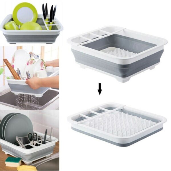 folding dish drainer rack blessedfriday