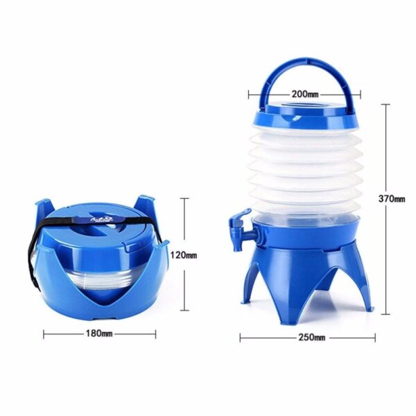 size of foldable water dispenser