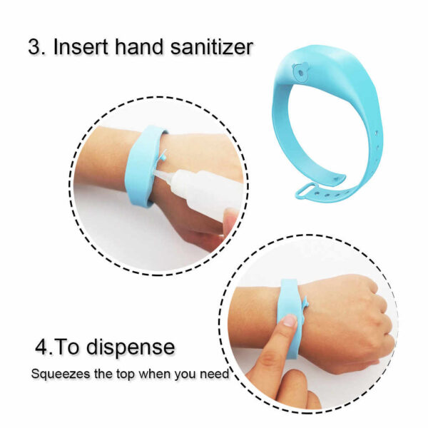 wristband hand sanitizer dispenser
