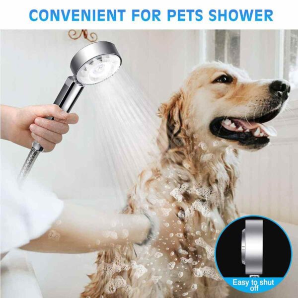 double sided shower head