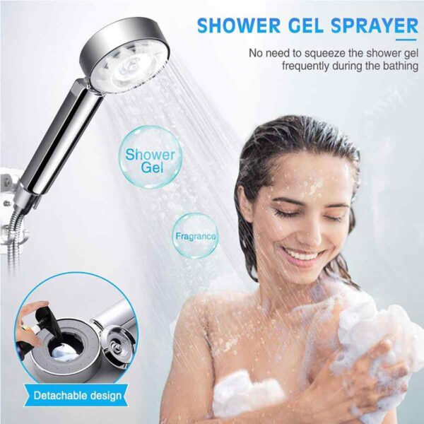 high pressure double-sided shower head
