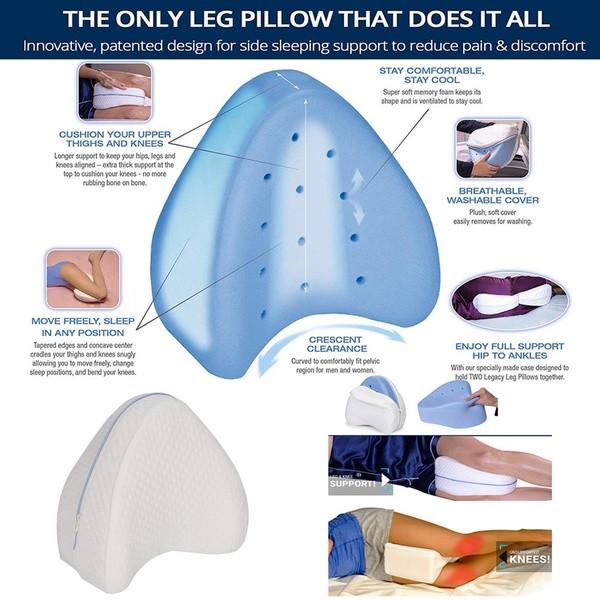 under knee pillow for sleeping on back