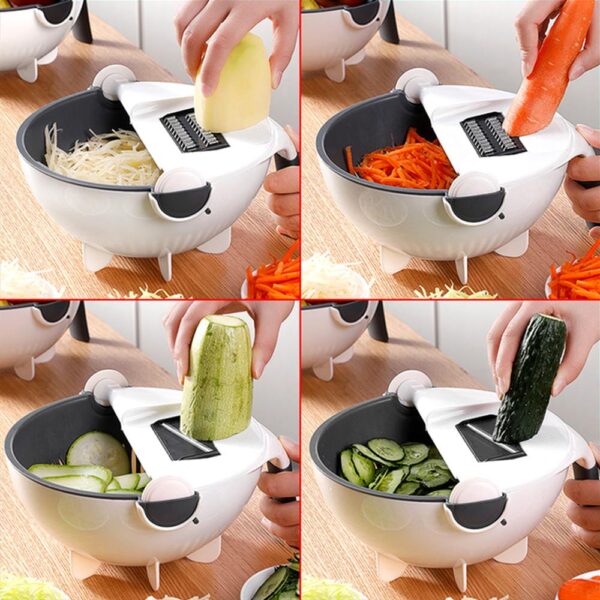 vegetable cutter with drain basket blessedfriday.pk