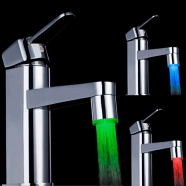 emperature sensitive led faucet light