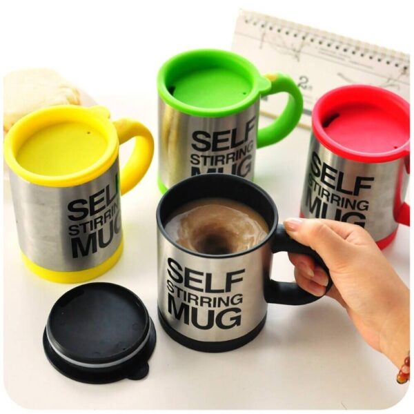 self stirring mug with warming function