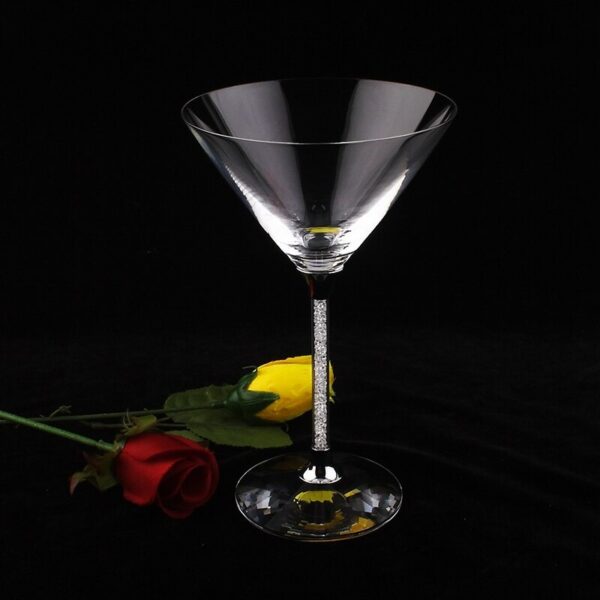 crystal cocktail martini glass juice glass - 6 pcs