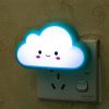 Cartoon Cloud Energy-saving US Plug LED Night Light Bedside Lamp Home Decor