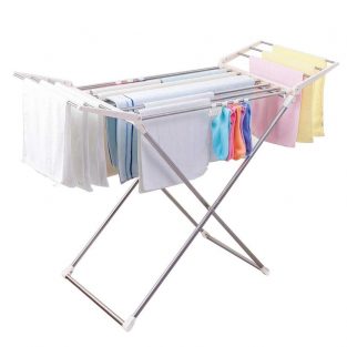 foldable stainless steel clothes drying rack