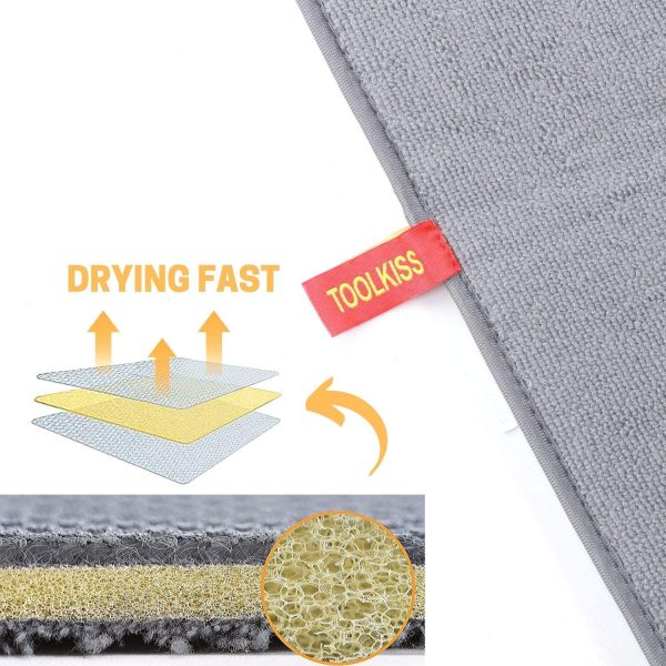 small microfiber dish drying mat