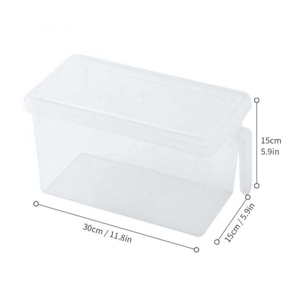 square container with handles