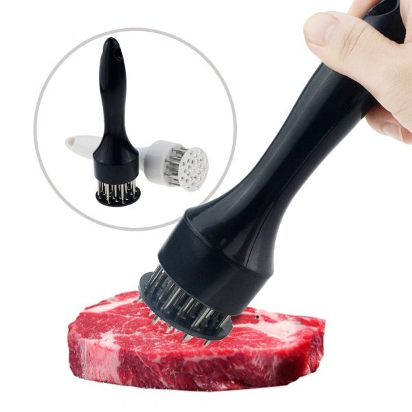 steaks and meat tenderizer