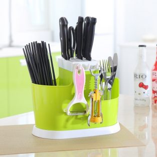 spoon fork knife set with stand