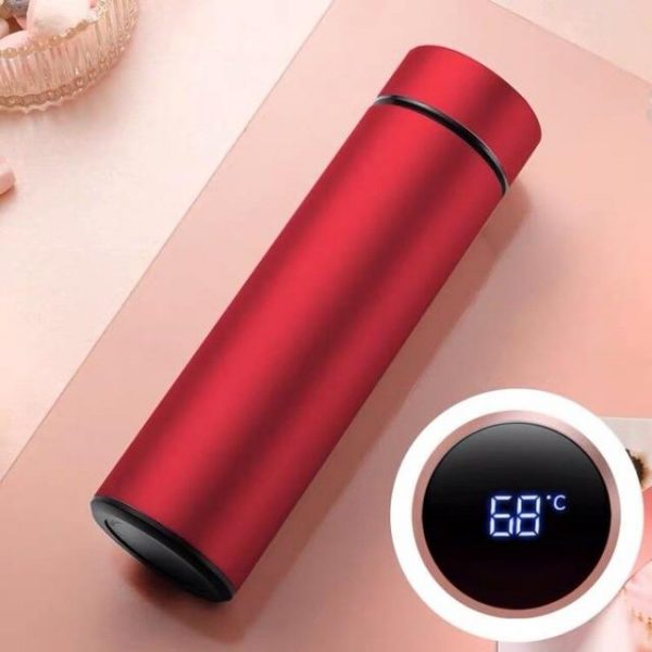 thermos bottle with temperature display