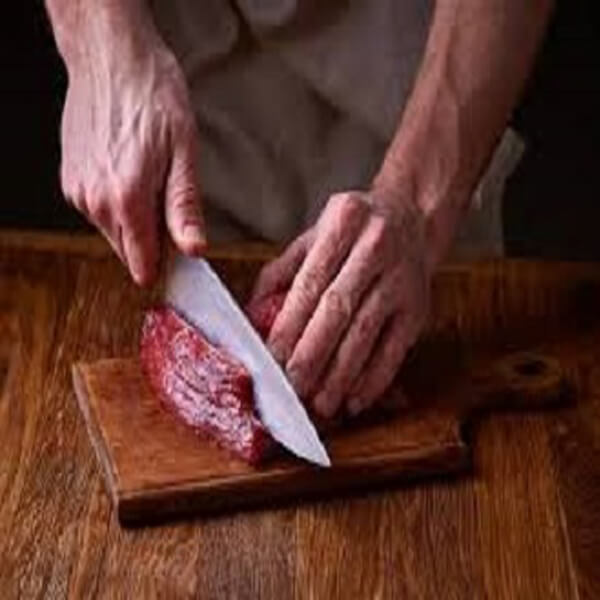 kitchen knife set with block