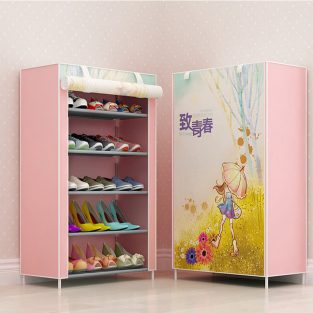 shoe organizer with printed cover pakistan