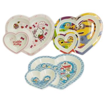 heart shaped plates