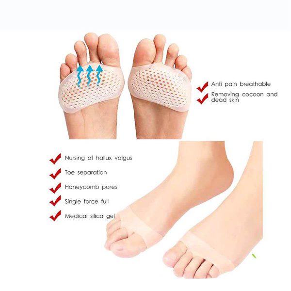 showbox silicone honeycomb forefoot pad