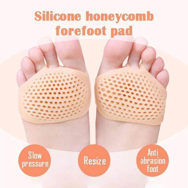 silicone gel honeycomb forefoot pads